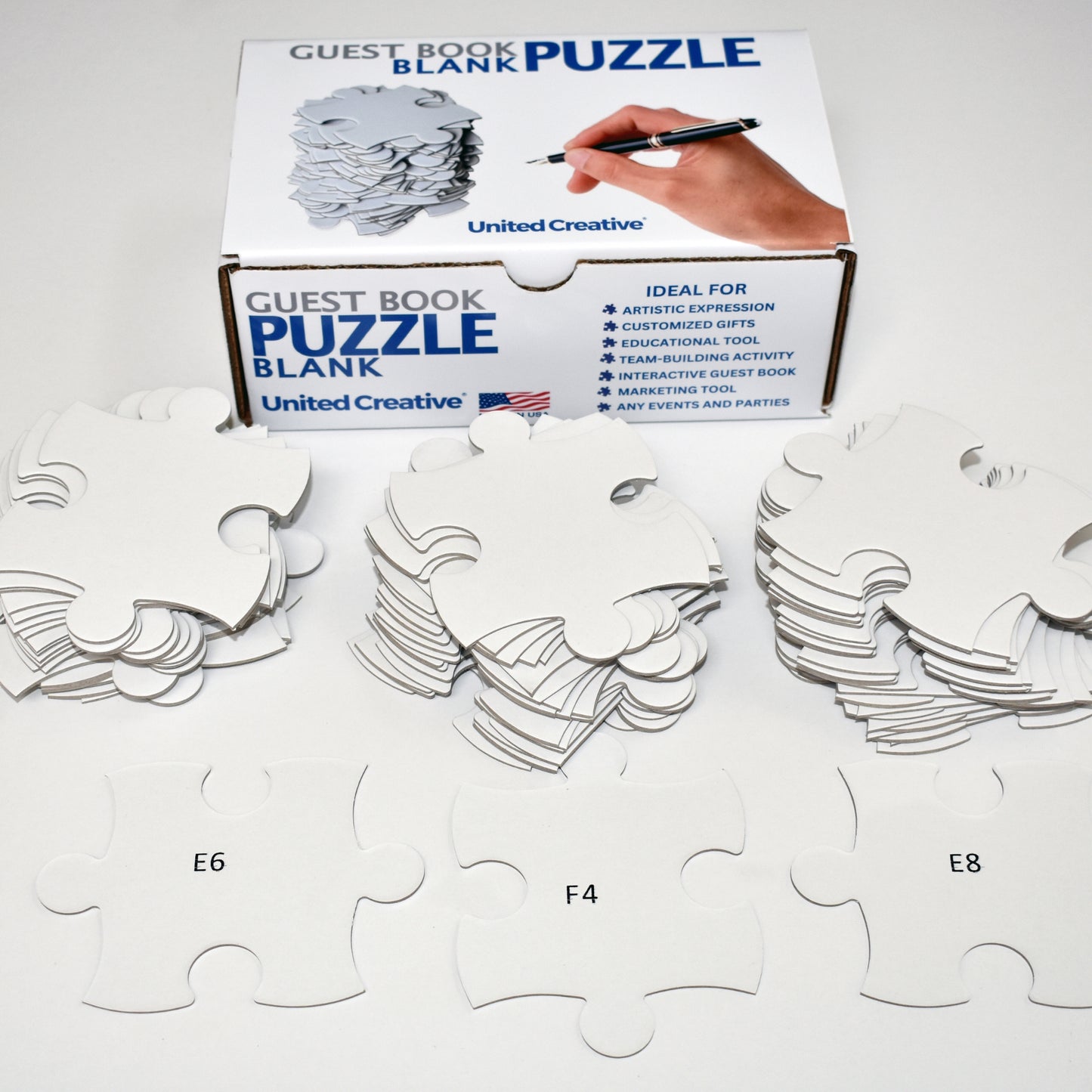 Large Blank Puzzle 33x23 inches 117 Pieces