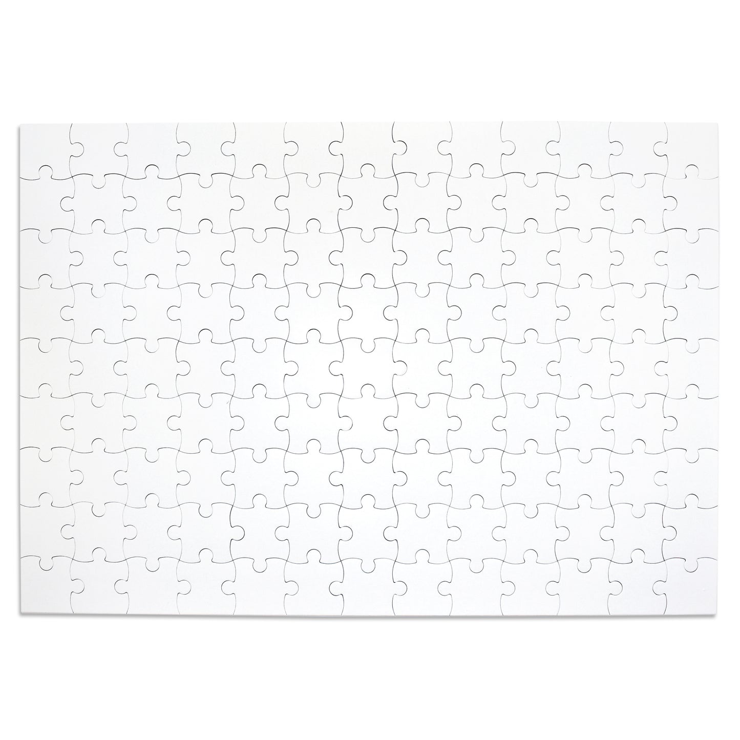 Large Blank Puzzle 33x23 inches, 117 Large Numbered Pieces