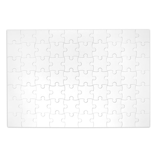 Large Blank Puzzle 33x23 inches, 70 Large Numbered Pieces