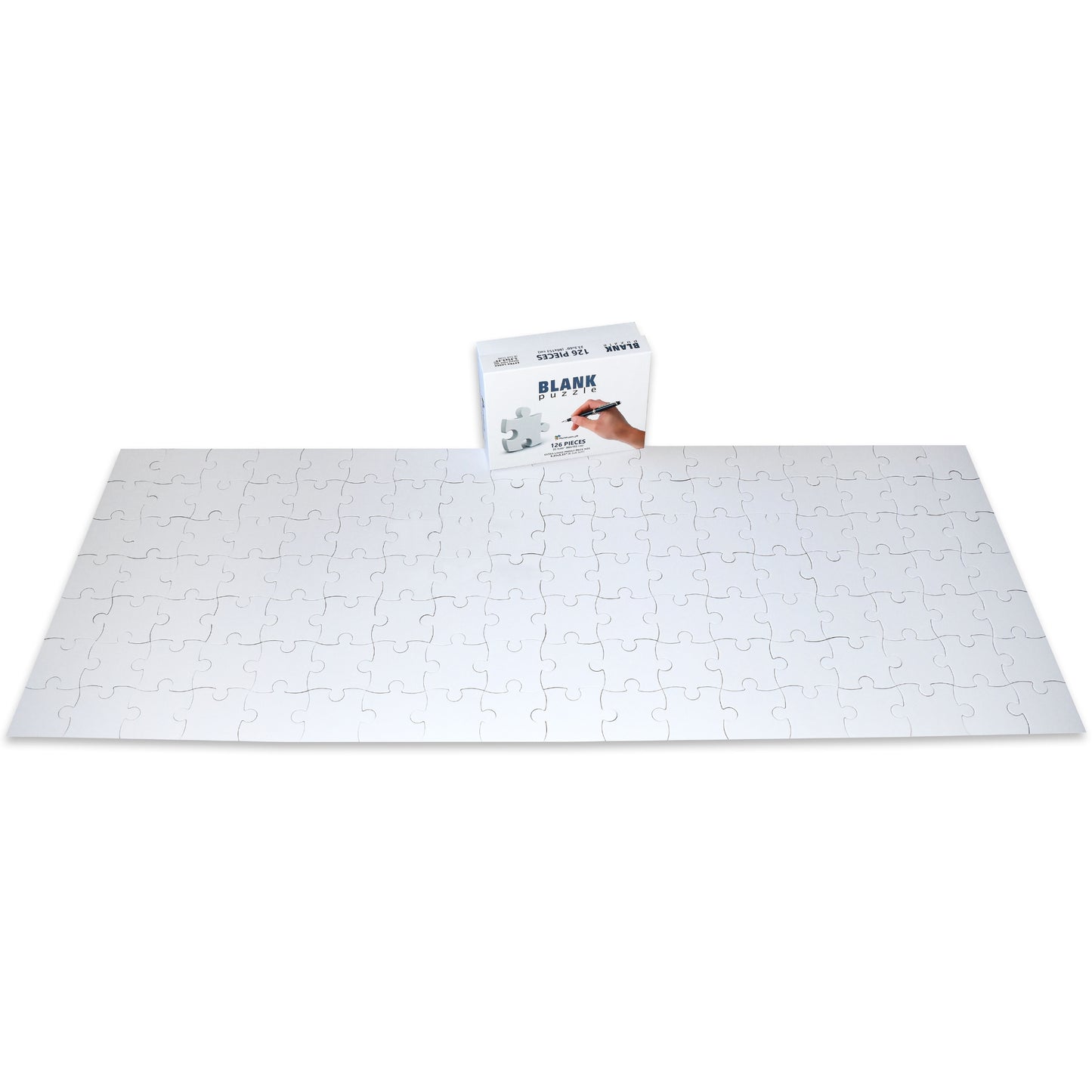 Extra Large Blank Puzzle 60x23 inches 126 pieces