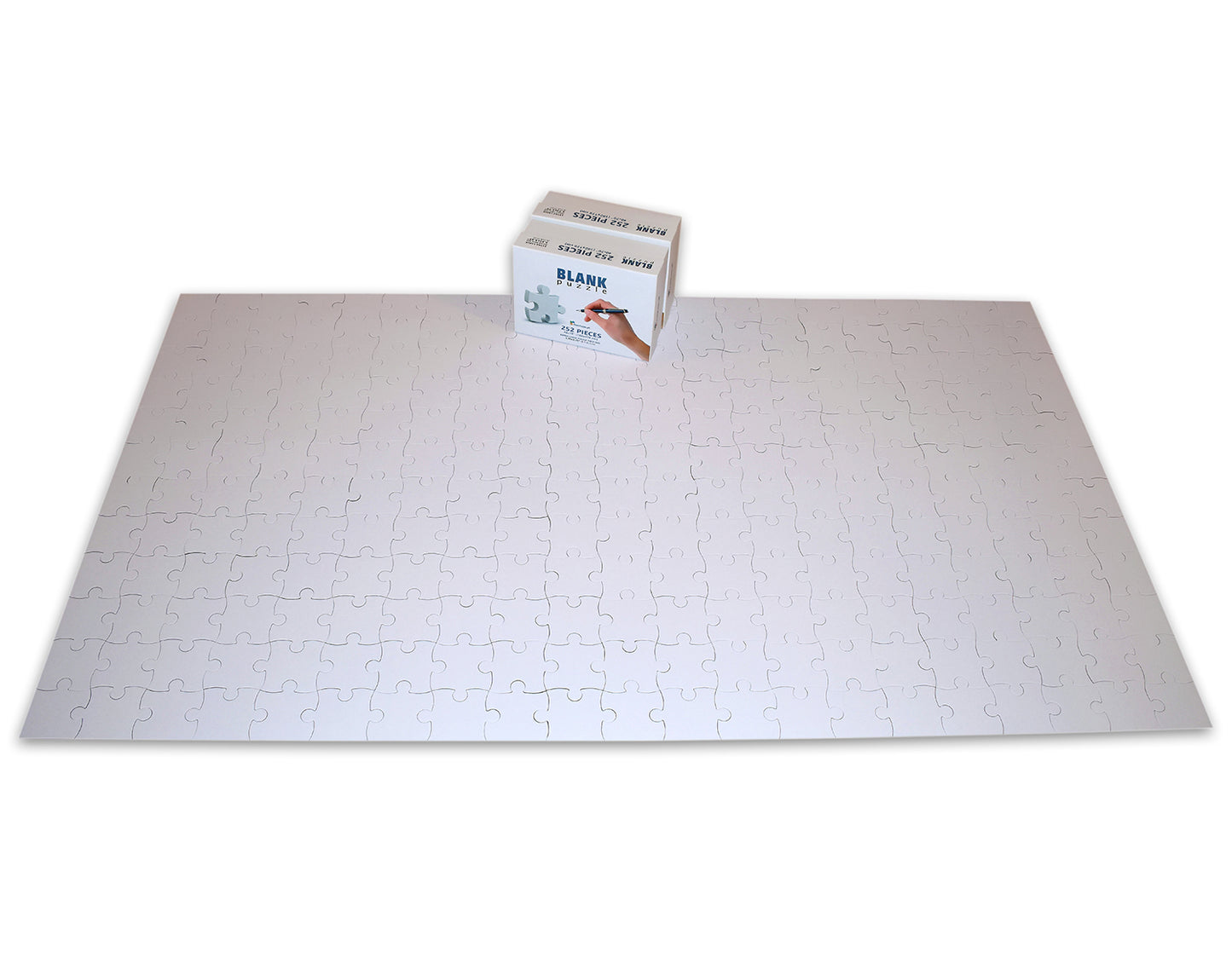 Extra Large Blank Puzzle 60x40 inches, 216 Large Numbered Pieces